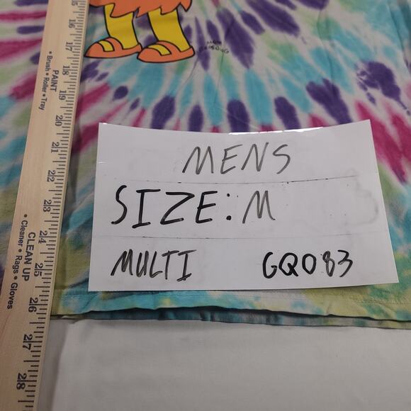 Simpsons Lisa Cartoon Crew Neck Graphic T-Shirt Adult Mens Size Medium M Multi - Picture 7 of 9